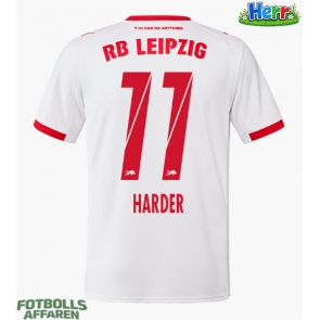 RB Leipzig Conrad Harder #11 Hemmatröja 2025-26 Kortärmad